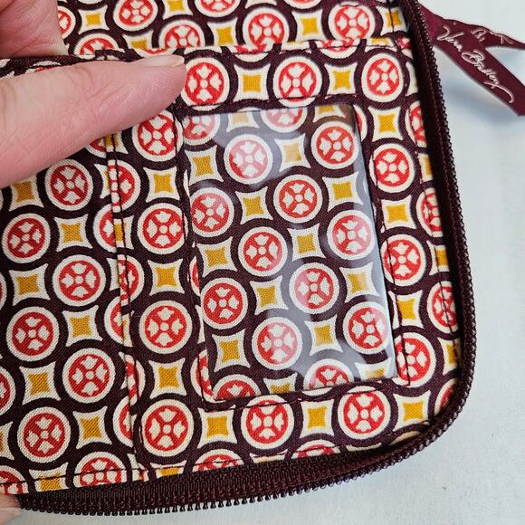 Vera Bradley Women's Medallion Long Zippered Travel Organizer Wallet - Picture 8 of 12